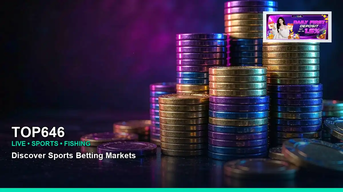 TOP646 live casino table games featuring a Philippine casino game interface with a flat lay composition