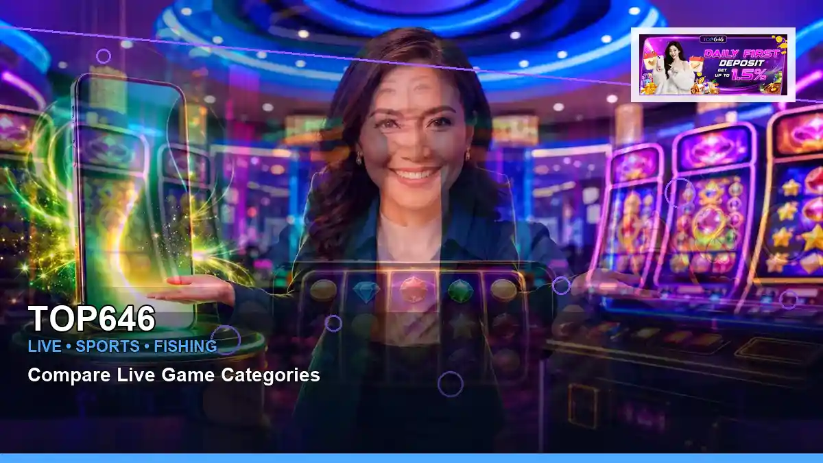 TOP646 centered fantasy online slot games highlighting mobile-friendly casino play